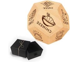 1Set Houten Voedsel Beslissing Dobbelstenen - Grappige Huwelijkscadeaus voor Man of Vrouw - Verjaardag Datum Nacht Geschenken