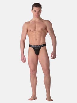 WOH heren tanga slip sexy fun zwart — thumbnail 3