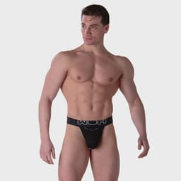 WOH heren g-string sexy fun zwart — thumbnail 4