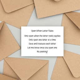 Romantische lange afstand relatiegeschenken - Open wanneer enveloppen cadeau voor Valentijnsdag - 8 stuks — thumbnail 3