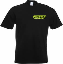 Heren T-shirt Brandweer - Gepersonaliseerd met eigen tekst - Cadeau of Feestkleding — thumbnail 1