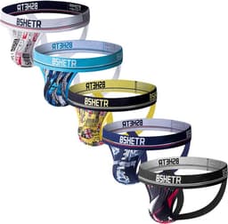 5-Pack Heren Jockstraps Sportondergoed - Ultra Zacht Athletic Supporter — thumbnail 3