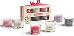 Giftset met 6 Geurende Stearin Kaarsen - Sneeuw Globe Wonderland Collectie - Perfecte Cadeaus voor Vrouwen — thumbnail 1