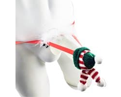 BamBella ® - string bongage - maat Onesize S M L - Sexy slip erotische onderbroek valentijnsdag kerst rood groen doorzichtig rollenspel kleding voor mannen