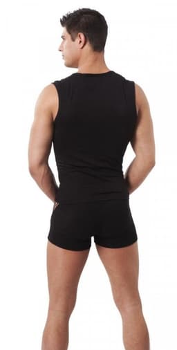 Nooitmeersaai - Boxershort met visnet - Polyamide - Zwart - Maat S/M — thumbnail 4