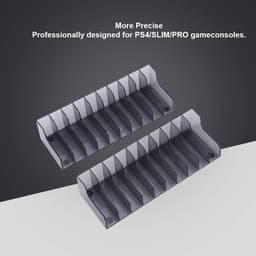 Game opbergtoren voor het opslaan van game cards - set van 2 - grote capaciteit - universeel formaat - opbergrek voor games - geschikt voor Slim en Pro - met ruimte voor game accessoires. — thumbnail 4