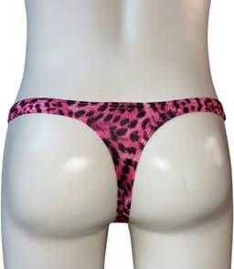 LekkerStout Heren Luipaard String - Roze/Zwart - Sexy Herenondergoed | L | ( LS190 ) — thumbnail 4