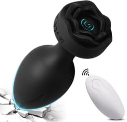 Oneay Anal Plug Vibrator – Vibrerende Butt Plug met Afstandsbediening, 10 Modi – Prostaat Massager & Seksspeeltje voor Mannen, Vrouwen en Stellen – Zwart — thumbnail 1