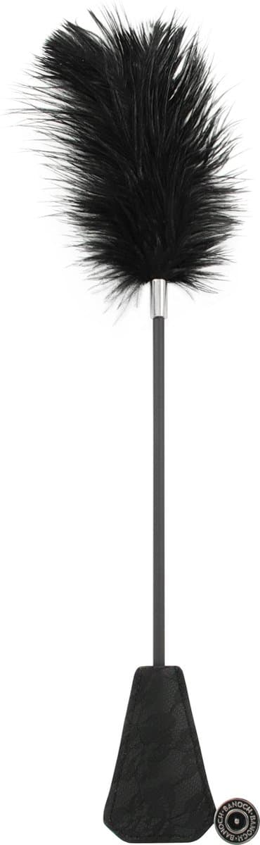 Banoch | Rijzweep Courtesan + Veer zwart | 50 cm | Crop — afbeelding 1