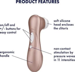 Satisfyer Pro 2 met Easylove Tarzan Vibrator - Vibrators voor vrouwen - Luchtdruk Vibrator - Combinatie Voordeel Set — thumbnail 5