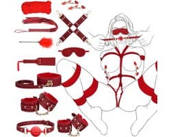 Zyrex® BDSM Extreme - Bdsm Kleding - BDSM Toys - Rood - 29 cm x 24 cm x 7 cm