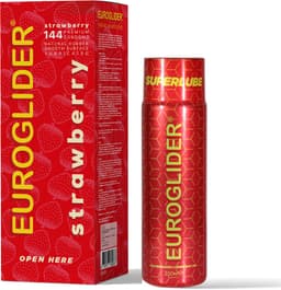 Euroglider Strawberry - 144 stuks Condooms met Aardbei Smaak + Gratis 250ml Euroglider Super lube — thumbnail 1