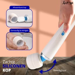 TipsToys® Dildos Vibrator - Magic Wand Love Massage - Sekspeeltjes Vibrator voor Vrouwen - 32 cm - Massage Spieren - Sex Toys — thumbnail 2
