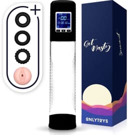ONLYTOYS® Summit - Penispomp Elektrisch - Premium Sex Toys voor Mannen - Automatische Pomp met Penisring - Met Cockring Set - Incl. Kunstvagina - Penis Vergroter XXL - Penispompen Extender — thumbnail 1