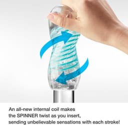 Tenga - Spinner 01 Tetra – Masturbator met Geometrische Tegels en Zachte Randjes — thumbnail 4