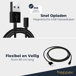 Vibrator Oplader - Nieuwe Modellen - USB Magnetische Oplaadkabel Zwart - Compatibel met o.a. Pro 2 Generation 3, Curvy, Pro 3, Pro 4+, Vibes, Luxury — thumbnail 5