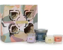 Cadeauset Kleine Geurkaarsen in Glas - Diversiteit aan Geuren
