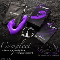 Pleasure Intense X³ – Ultra Violet – 3 in 1 Likkende Tong Vibrator voor Vrouwen – G-Spot Satisfyer & Clitoris Stimulator – Rabbit Tarzan Vibrator – Sex Toys voor Koppels – Seksspeeltjes voor Mannen — thumbnail 3