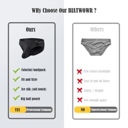 Seamless Heren Slips met Grote Pouch Jongens Ondergoed Sexy Laag Taille Ademend IJs Zijde — thumbnail 2