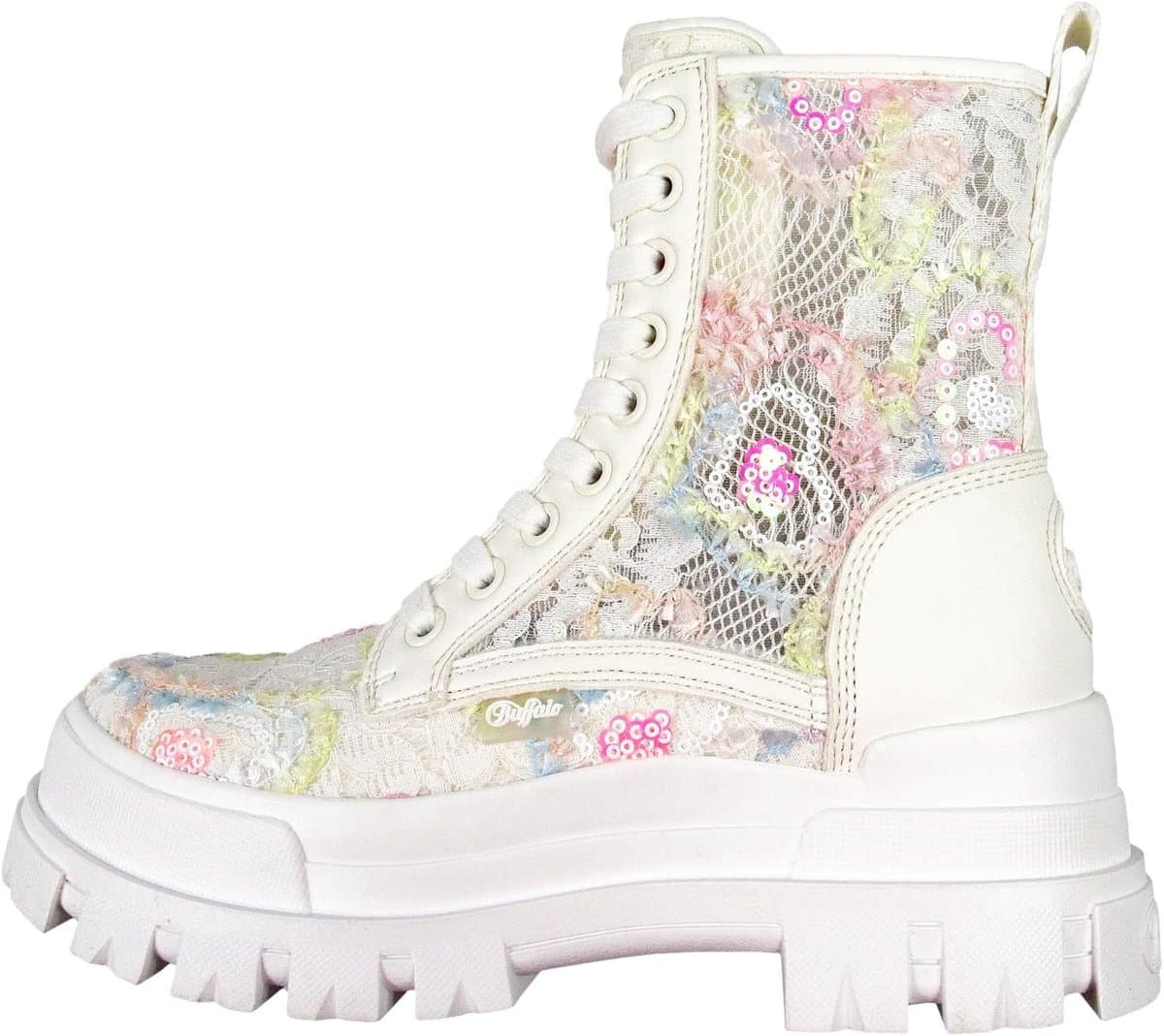 Dames Veterschoenen - Plateau Laarzen - Dagelijks Gebruik - Hoge Plateauzool - 6.7cm Hak 14cm Schacht — afbeelding 1