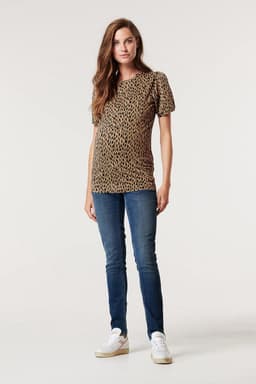 Dames T-Shirt met Korte Mouwen en Etnische Print — thumbnail 4