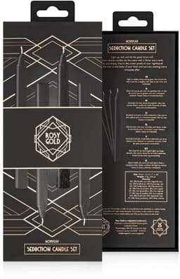 Rosy Gold - Seduction Candle Set - Zwart — thumbnail 3