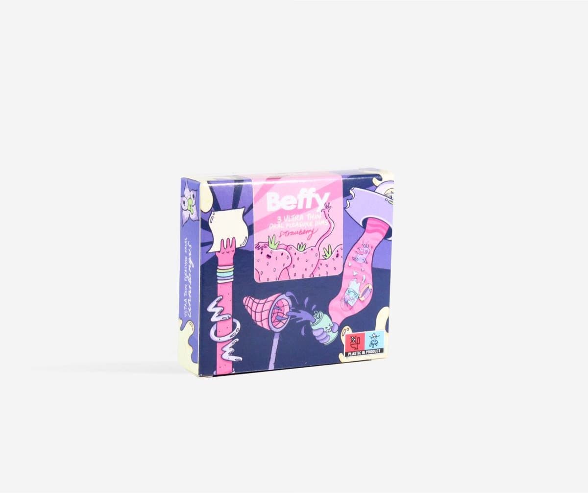 Beffy - Beflapje Strawberry - 3 stuks — afbeelding 1
