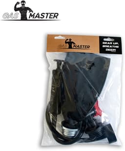 GASMASTER Rebreathing Bag XXL – 3L Rubber met RD40 Schroefdraad — thumbnail 2