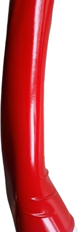 Handschoen L/XL Datex (Mix latex en stof ) Sexy Handschoenen Rood lange lak handschoen Glans Shiny Lakleer valentijn SM Gogo dancing dans accessoiren lange vingerloze gloves — thumbnail 3