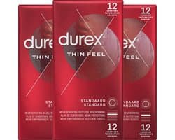 Durex - Condooms - Thin Feel - 3x 12 stuks