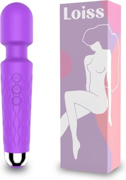 Loiss - Paars - Personal Massager & Magic Wand Vibrator - G Spot Vibrator & Clitoris Stimulator - Stille Vibrators voor Vrouwen – Sex Toys ook voor Koppels - Erotiek — thumbnail 1