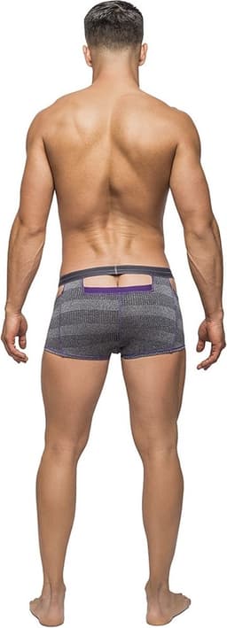 Male Power Heather Haze - Cutout Short grey S — thumbnail 4