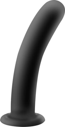 Banoch | Dildo Curvzz Black Small | zwart siliconen | zuignap | Ø 2,7 cm | 14 cm — thumbnail 1