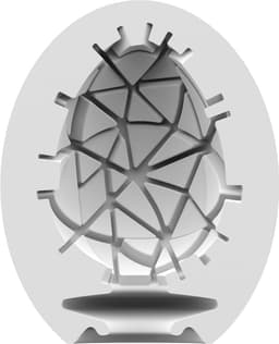 Satisfyer Masturbator Egg, verschillende structuren, hydro-actief TPE, geen glijmiddel nodig, voor eenmalig gebruik — thumbnail 4