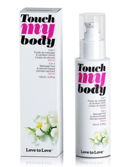 Touch my Body Glijmiddel en massageolie in 1 Tropische Jasmijn — thumbnail 2