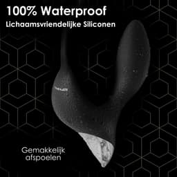Intense Pro™ - Prostaat Vibrator mannen - Prostaat Stimulator - Sex toys voor mannen - Buttplug & Cockring - Met Afstandsbediening - Zwart - 1 maand Rouze — thumbnail 2