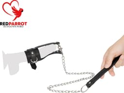 Penis riem met ketting - BDSM - Stretch - Dominant - Verstelbaar - Slaaf — thumbnail 2