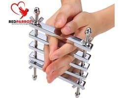 RVS Handboeien deluxe - Verstelbaar - BDSM - One size