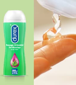 Durex - 10 stuks Condooms - Nude XL - 200 ml Glijmiddel - Play Massage 2/1 Aloe - Voordeelverpakking — thumbnail 3