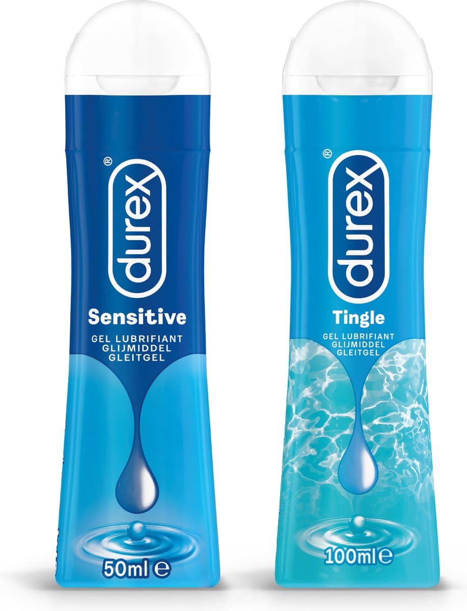 Durex - 150ml Glijmiddel - Play Sensitive 1x50ml - Play Tingle 1x100ml - Voordeelverpakking — afbeelding 1