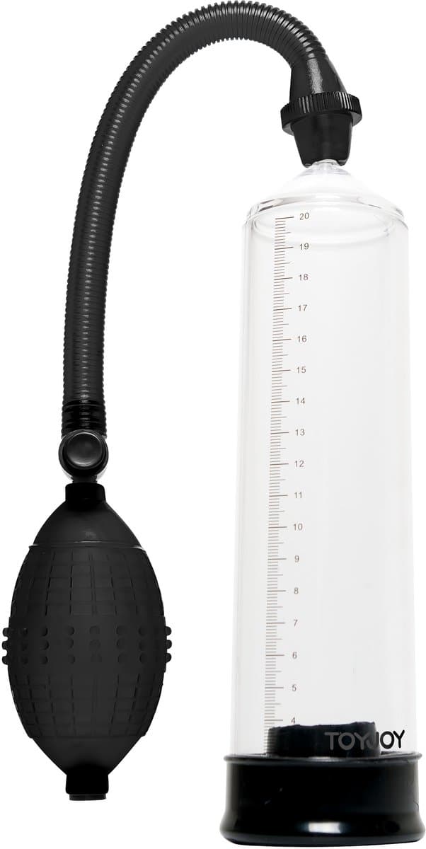 Toyjoy - Power Pump Black - Clear - Penispomp - Ø 55 mm — afbeelding 1
