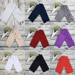 Beschermende Handschoenen Wit - Handschoenen - Eczeemhandschoen - White Gloves - Jewelry Handschoen - Werk Handschoen - Beauty salon handschoenen - Veiligheid Handschoen Lichtgewicht Unisex Zacht MAAT L / 2 Paar ----- XXO® — thumbnail 2