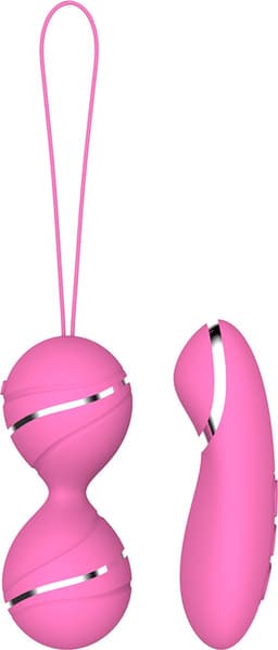 Playbird® - vibrerend eitje - met extra vibrator in afstandsbediening - vibrerend ei - oplaadbaar - sexspeeltje voor koppels – lichtroze — thumbnail 2