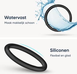 Dailyplay Siliconen Cockring - Set van 3 – Penisring voor Mannen en Koppels – Sex Toys – Seksspeeltjes Heren – Verstelbaar — thumbnail 5
