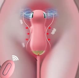 E-stim vibrator vrouwen - 10 schokstanden - Stroom - 10 vibratiestanden - Masturbatie ei - Remote control — thumbnail 3