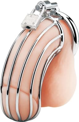 BlueLine – Prisoner Cock Cage – Zilver — thumbnail 1