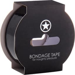 Non Sticky Bondage Tape - Black — thumbnail 1