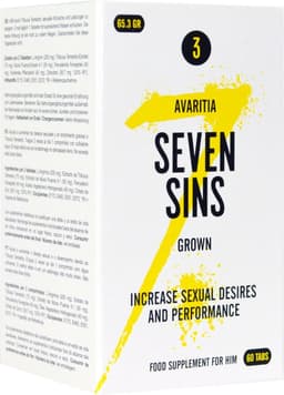 Seven Sins - Grown - Penisvergroting - 60 tabletten — thumbnail 5