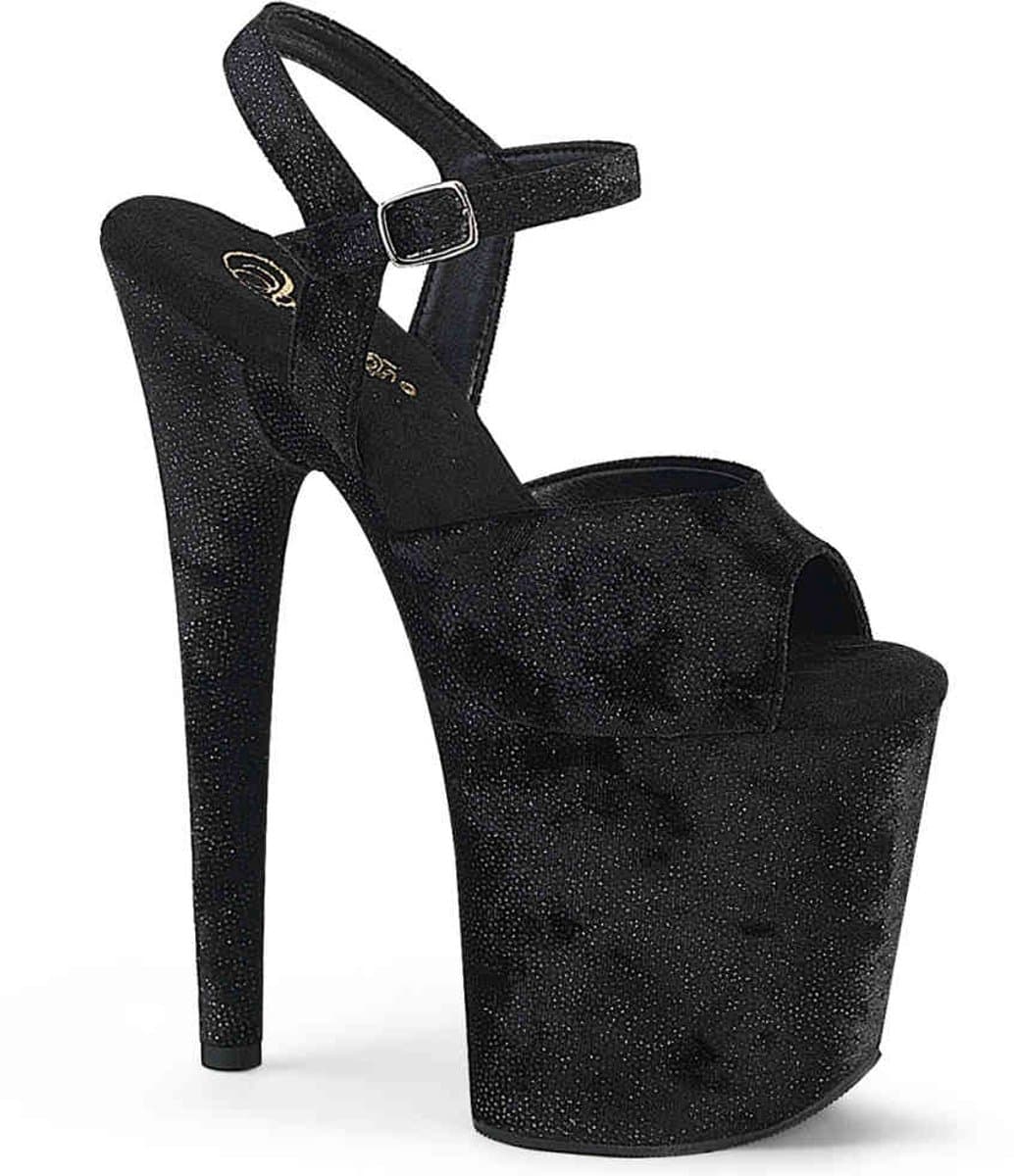 Pleaser - FLAMINGO809WR Sandaal met enkelband, Paaldans schoenen - US 7 - 37 Shoes - Zwart — afbeelding 1