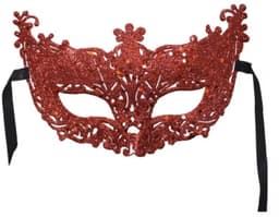 CHPN - Masker - Spannend masker - Gemaskerd bal - Oogmasker - Venetiaans masker - Mask - Verkleden - Bal - Carnaval - Rood — thumbnail 1